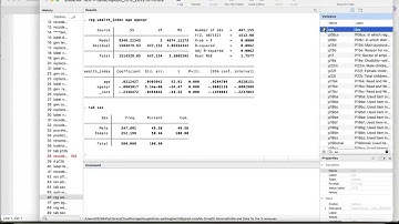 Running and Interpreting Continuous, Categorical, and Dummy Variables in Regression using Stata