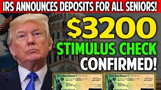 IRS Announces - $3,200 Stimulus Check Confirmed For all Social Security SSI, SSDI &amp; VA Recipients!