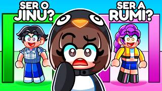 PINGUIM GUGU GAGA joga O QUE VOCÊ PREFERE... das GUERREIRAS do KPOP no ROBLOX!