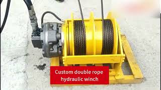 Standard hydraulic winch