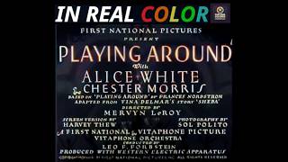 🍸 PLAYING AROUND (1930) IN REAL COLOR | Flirtation & High Society Drama | Full Movie 720p