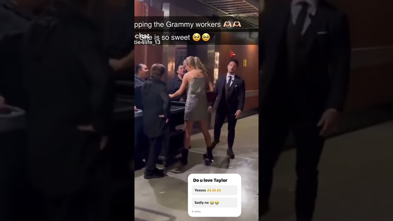 Taylor swift being so kind and tipping the Grammys workers 