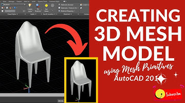Creating 3D Mesh Model in AutoCAD!!!