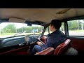 Driving Morris minor to work. Edinburgh, Scotland [HD]