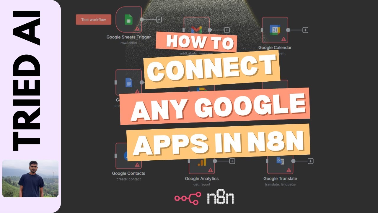 How to connect any Google Apps in n8n | Setup Made Simple (2025) - YouTube