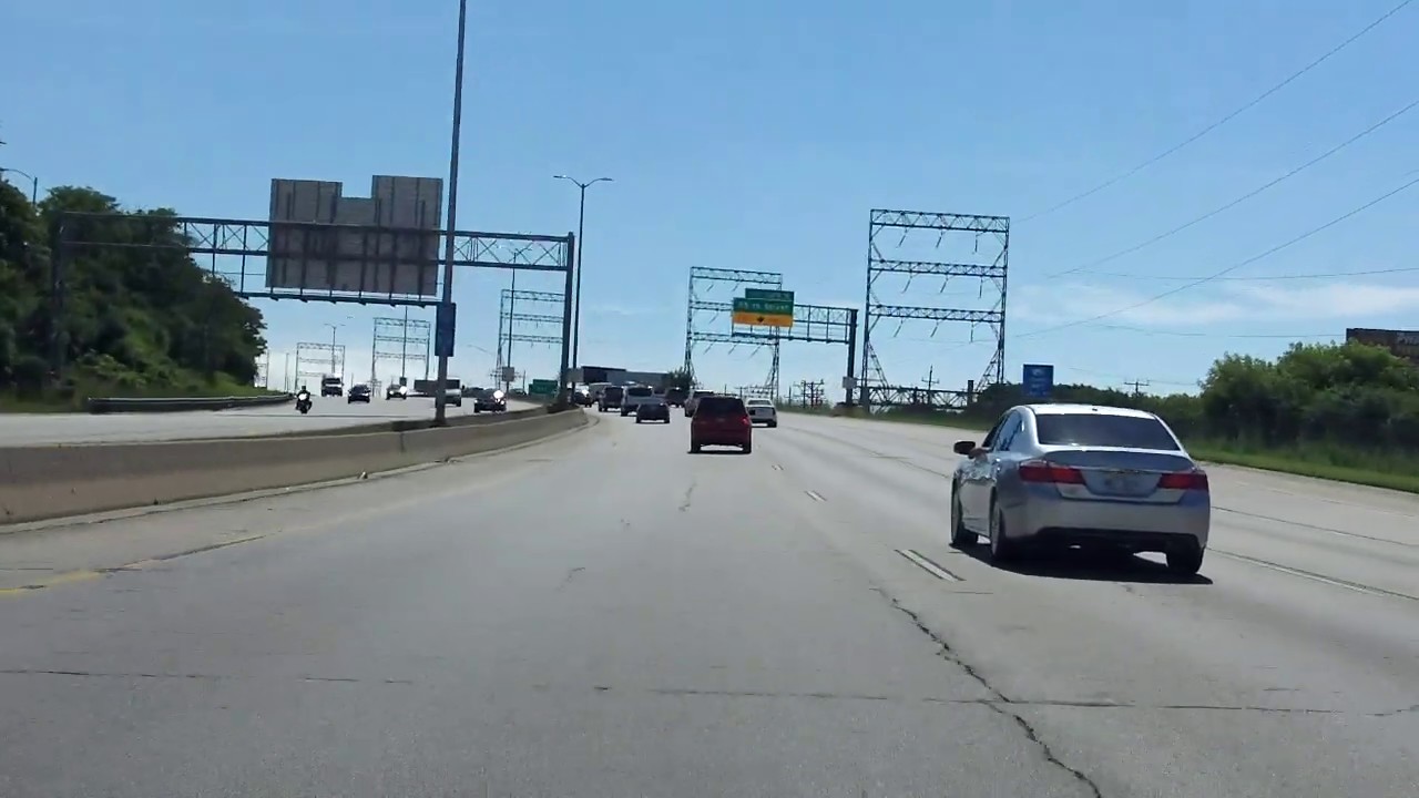 East-West Freeway (Interstate 94 Exits 304 to 310) eastbound - YouTube