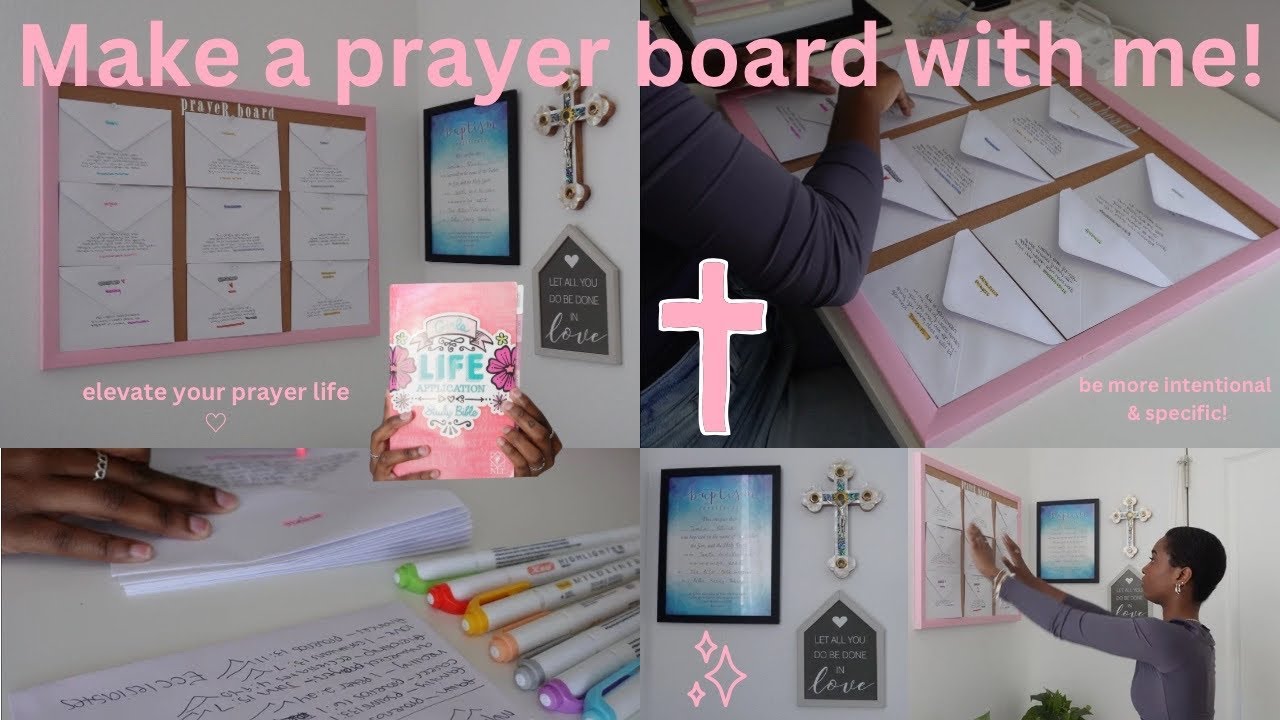 Make a prayer board with me🎀 how to, benefits & more!
