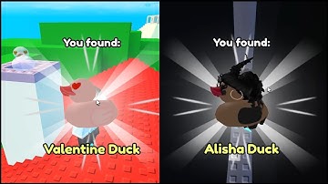 How to get Valentine Duck and Alisha Duck in Find the Ducks Roblox
