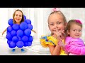 Майя и цветные воздушные шарики - Детские песни от Майи и Маши