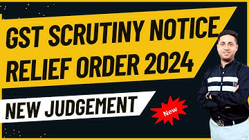 GST Notice DRC 07 big Relief for Demand ORder New Judgement