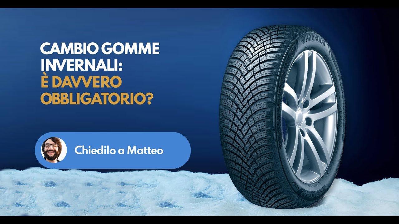 Cambio gomme invernali: è davvero obbligatorio? E cosa conviene fare?  Chiedilo a Matteo! 