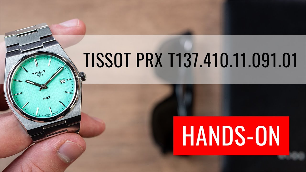 HANDS-ON: Tissot PRX Quartz T137.410.11.091.0 - YouTube