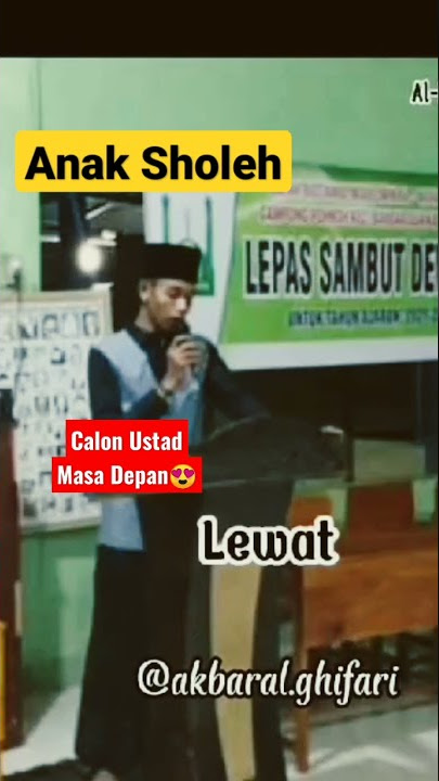 Anak Sholeh #santripintar #anakmondok