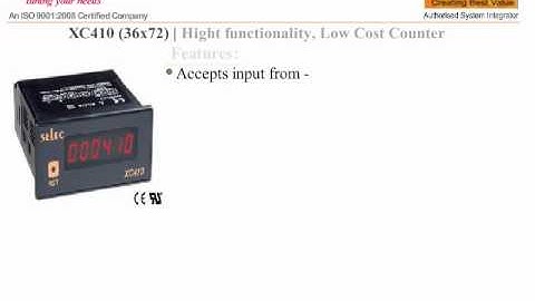 SELEC DIGITAL COUNTERS XC410