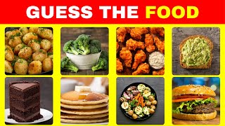 GUESS THE FOOD QUIZ | 45 FOODS ❤️| 6 Seconds to GUESS! 🍔🍕🍣