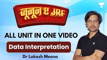 Data Interpretation | All Unit in One Video | NET JRF 2023 | Dr. Lokesh Meena