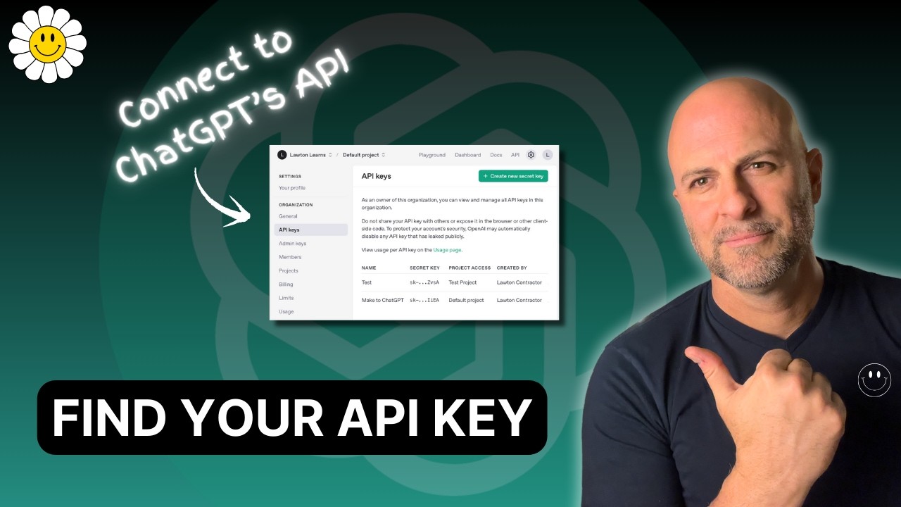 How to Connect ChatGPT to Anything: Full Tutorial on Finding the API Key from Open AI