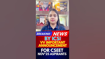 ICSI BREAKING NEWS 😱 Announcement For CSEET Aspirants | MEPL- Divya Agarwal Mam