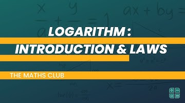 Logarithm and laws of Logarithm | The Maths Club | WAEC  | NECO | JAMB