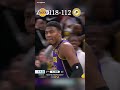 LeBron James CRAZY BUZZER BEATER‼️Leads the Lakers to the win🔥👑 #lebronjames #lakershighlights