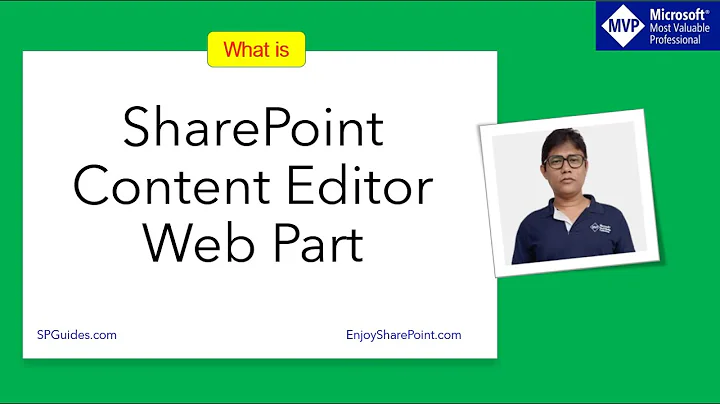 SharePoint Content Editor Web Part | Content editor web part SharePoint Online