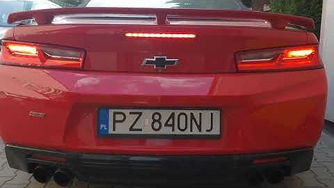 Chevrolet Camaro SS startup sound exhaust sequential turn signal