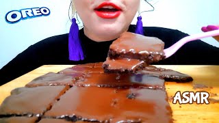 Asmr chocolate cake l oreo ...