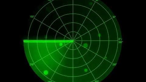 Sonar radar cycle animation with after effects