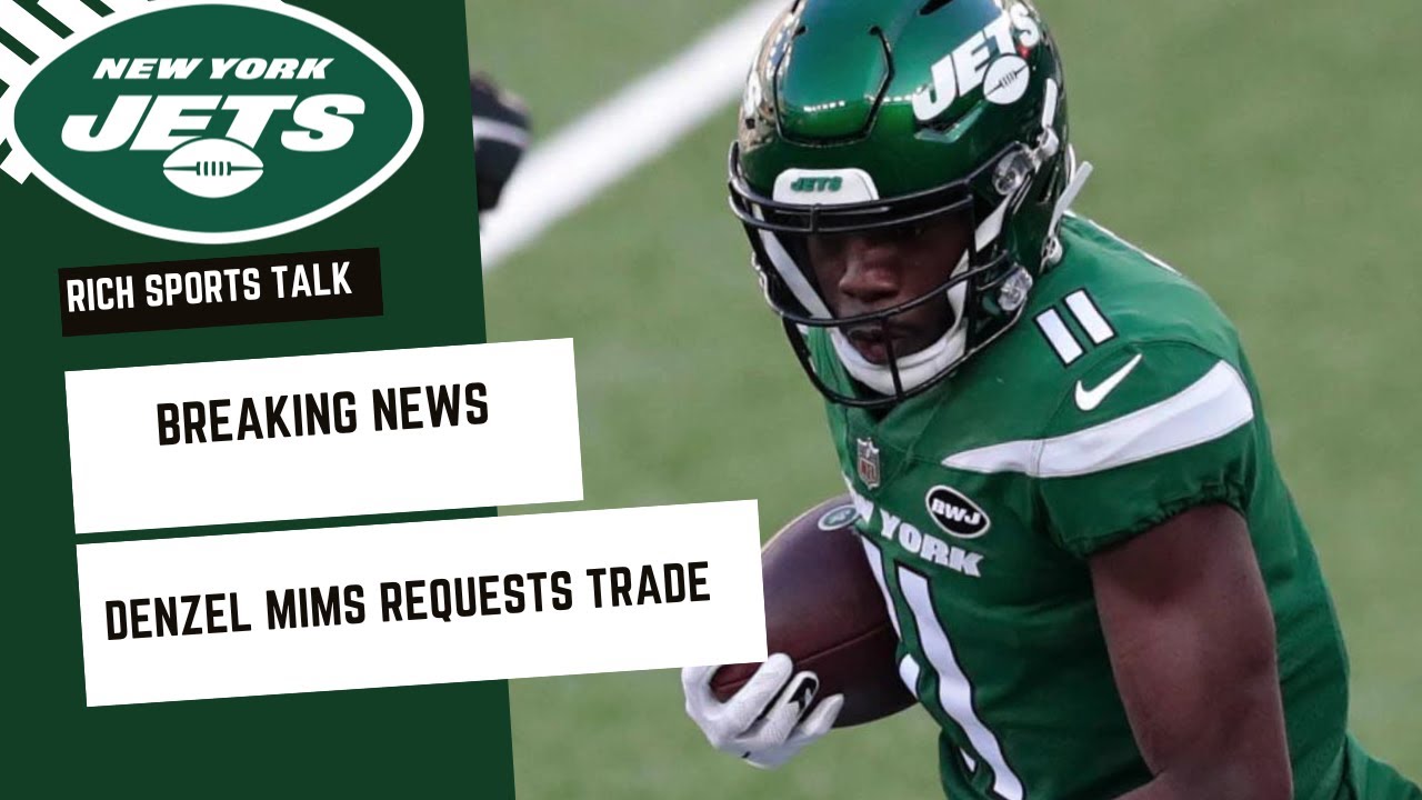 Jets reportedly trade second-round bust Denzel Mims to Lions, who ...