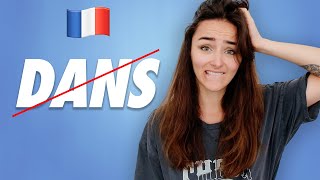 Don't say 'DANS'. Most common mistakes in French and how to correct them