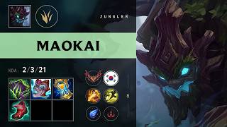 Maokai Jungle vs Ivern - KR Grandmaster Patch 26.15
