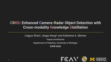 CRKD: Enhanced Camera-Radar Object Detection with Cross-modality Knowledge Distillation (CVPR 2024)