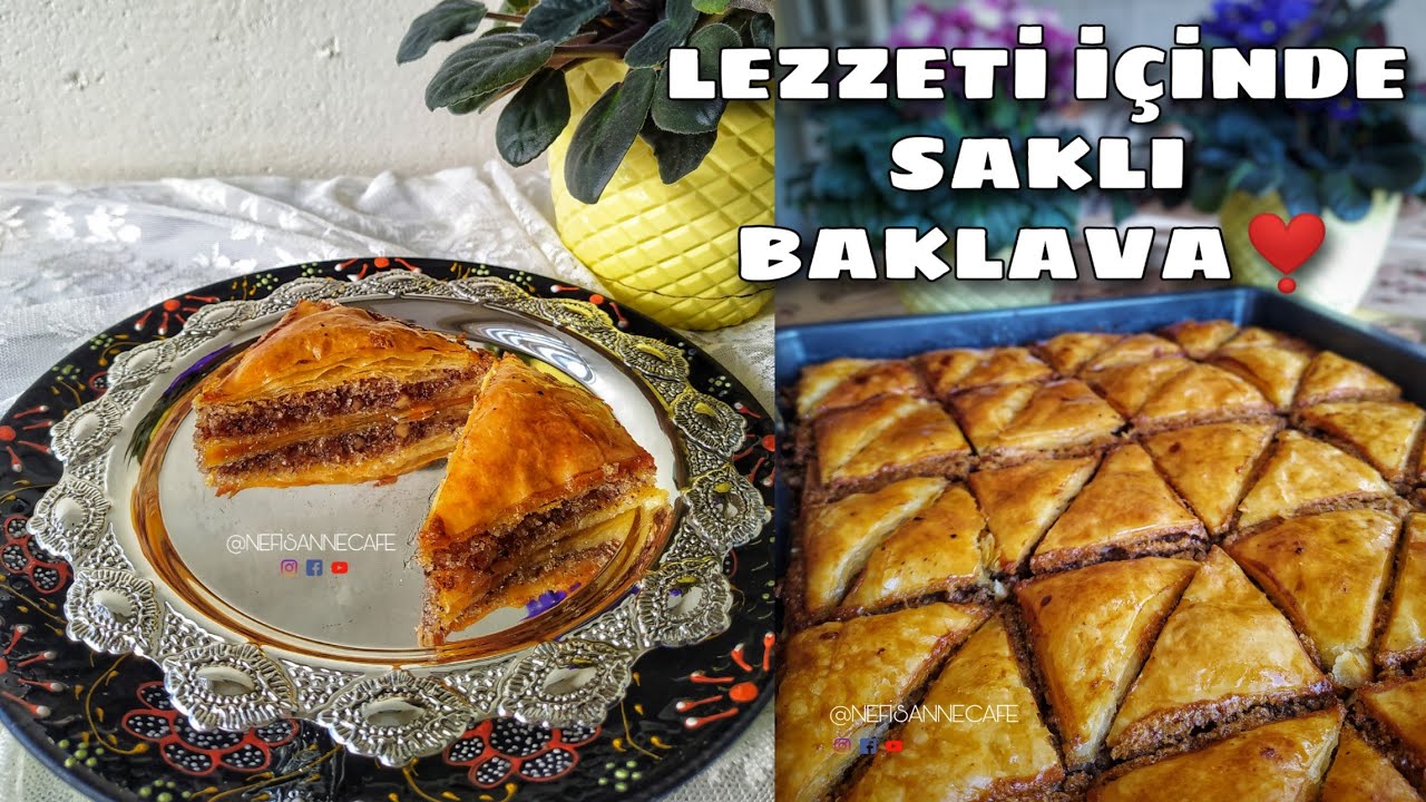 BU BAKLAVA FARKLI😍 KEKLİ BAKLAVA TARİFİ💯 BAKLAVA RECİPE YouTube