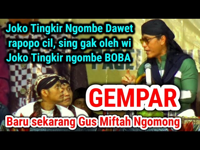 Cak Percil Bersama Gus Miftah Heboh Tanggapan Gus Miftah Lagu Joko Tingkir Ngombe Dawet class=