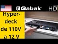 Hyperdeck 4k conversión 110v a 12v y bajar el ruido ventilador - Black magic design GabakTech