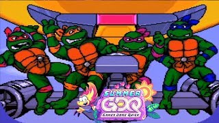 Teenage Mutant Ninja Turtles IV: Turtles In Time by GeneralAndrews and Dospostmann in 21:55 SGDQ2019