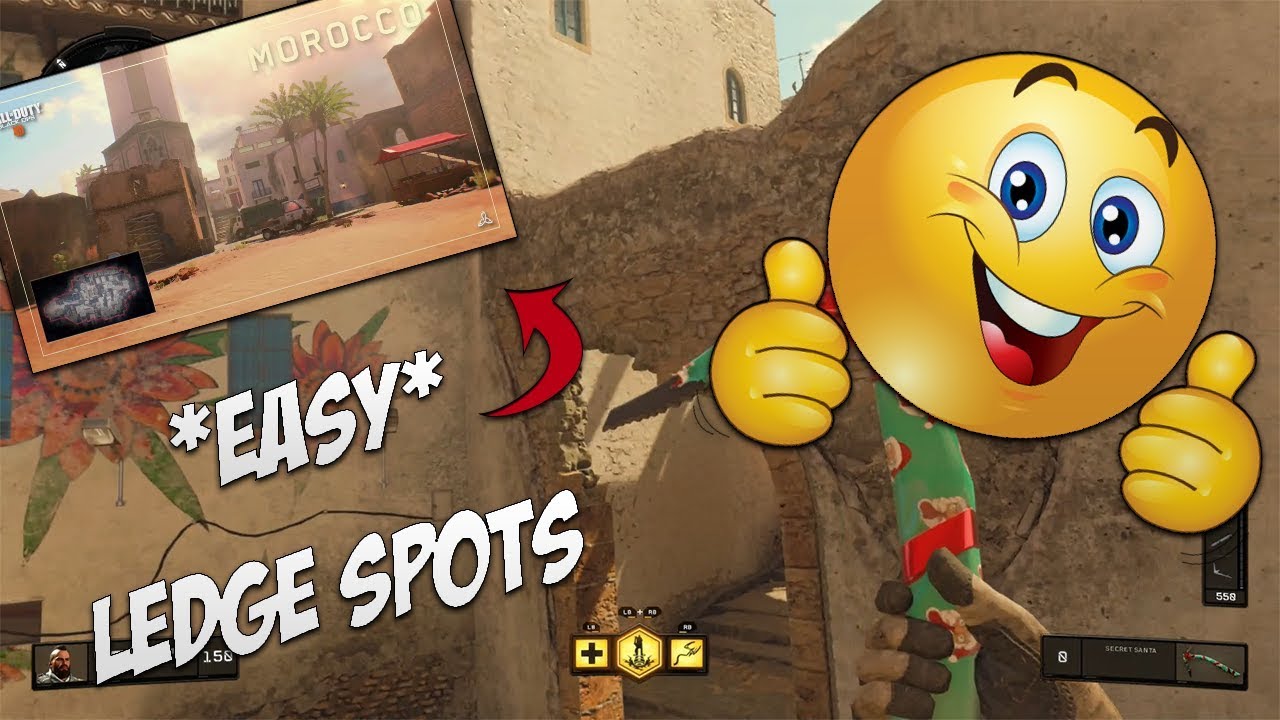 *EASY* SOLO MOROCCO LEDGE SPOTS!!! Black Ops 4: Glitches and Ledge Spots