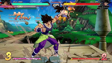 DBFZ DBS Broly 0 Bar Start Re-Jump Team T.O.D Combo
