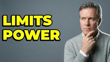 How Do Checks And Balances Ensure Limited Government?