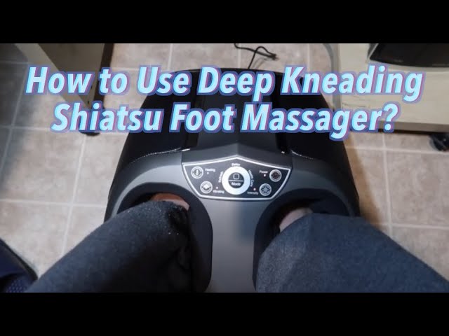Nekteck Shiatsu Foot Massager Machine with Soothing Heat, Deep Kneading Therapy