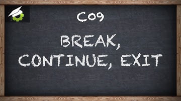 C09 - GameMaker: Studio - Break, Continue, Exit