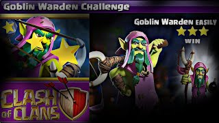 Goblin Warden Challenge on Clash of Clans Season Challenge | Time left 15 hours #clashofclans #coc