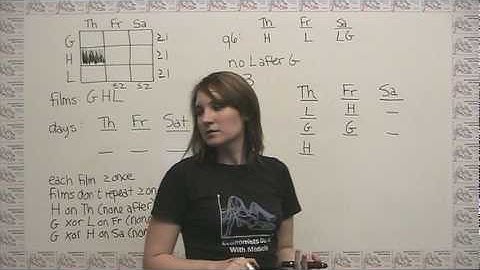 LSAT June 2007 - Logic Game 2 Part 4