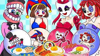 TADC BREWING CUTE PREGNANT & CUTE BABY | THE AMAZING DIGITAL CIRCUS ANIMATION | MUKBANG ANIMATION