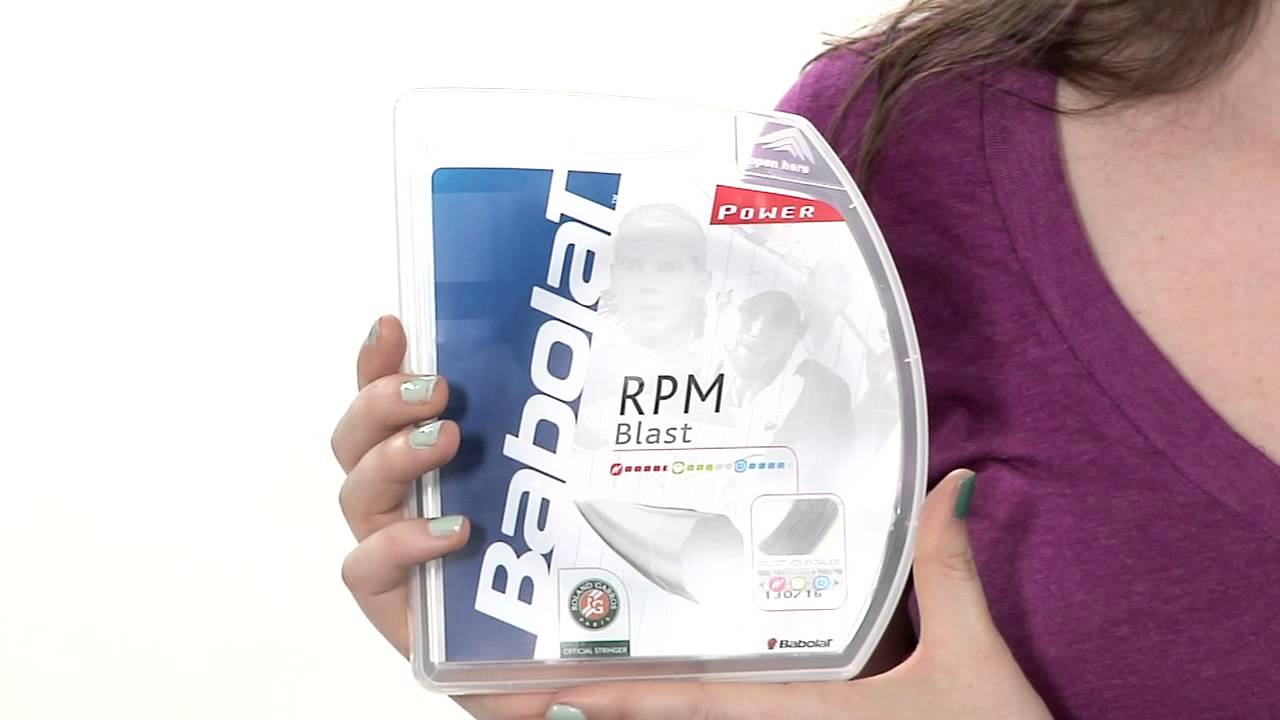 BABOLAT RPM BLAST TENNIS STRING RRP £20 BLACK ONE 12M SET 1.20MM 18G 