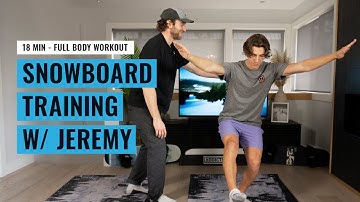 Workout Like A PRO Snowboarder | 18-min Home Workout (No Equipment Needed)