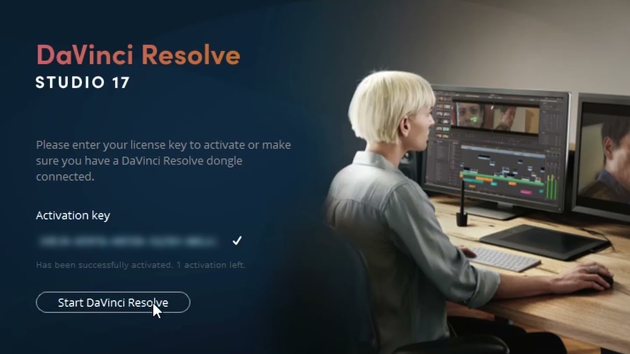 Davinci Resolve18 Studio アクティベーションキー-