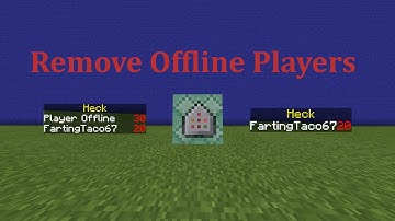 How To Remove Offline Players From Scoreboard 2021 [Minecraft Bedrock, Xbox, PS4, Windows 10]