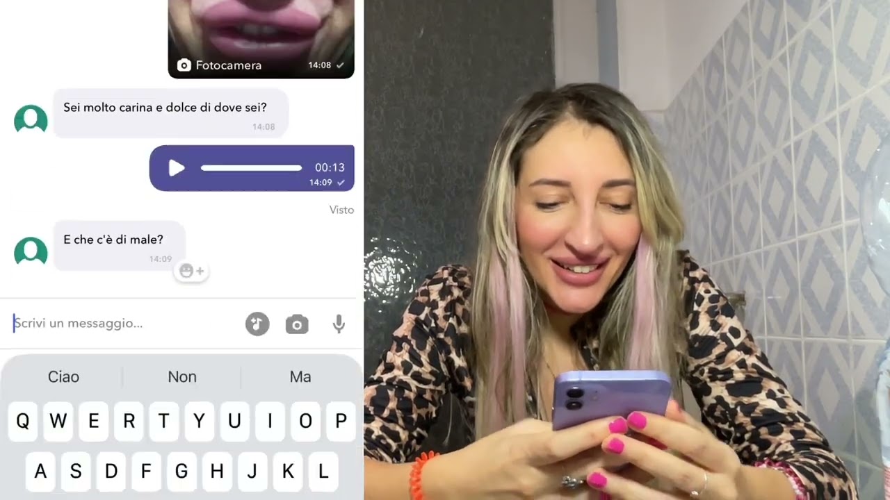 Trollo uomini in chat: Sto depilando le 🎱🎱 di mio nonno 