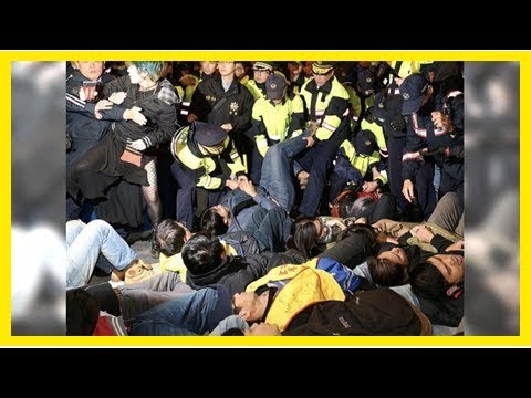 抗議民眾轉往凱道　警方勸離過程爆推擠衝突